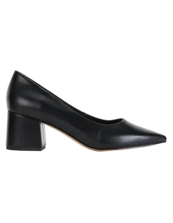 Sandler Idol Heeled Shoes in Black Leather