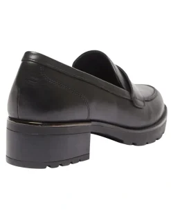 Sandler Impact Flat Shoes Black Leather