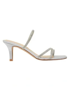 Sandler Marcy Sandals in Silver Metallic