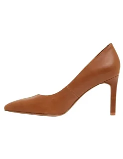 Sandler Octavia Heeled Shoes in Cognac Leather