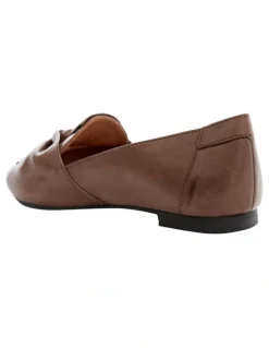 Sandler Rosco Flat Shoes in Chocolate