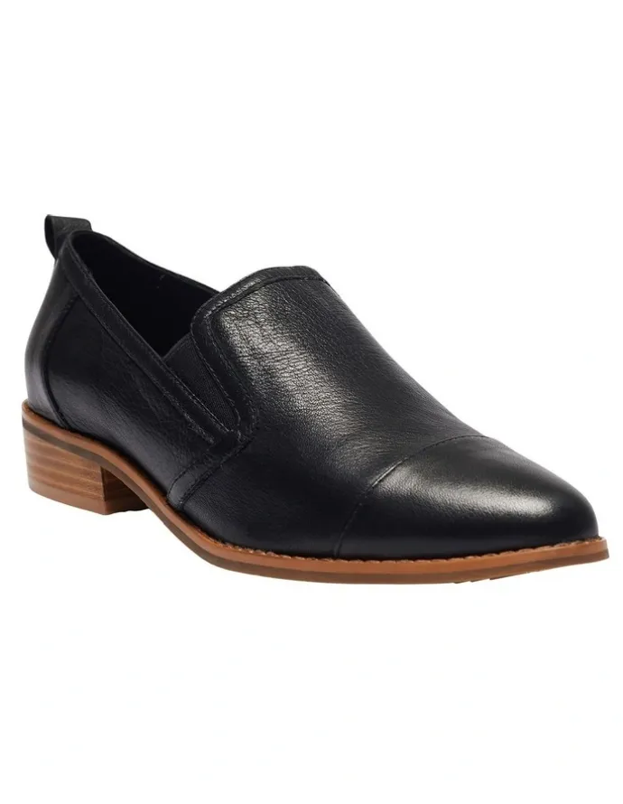 Sandler Tactic Flat Shoes Black Leather
