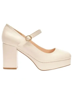 Sandler Tate Heeled Shoes in Bone