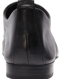 Sandler Utah Flat Shoes in Black Leather