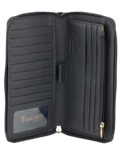 Scala Ryan Tuscany Zip Around Clutch Bag