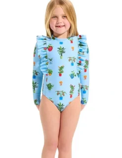 Seafolly Playa Bonita Paddlesuit in Blue