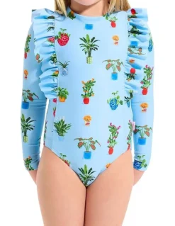 Seafolly Playa Bonita Paddlesuit in Blue
