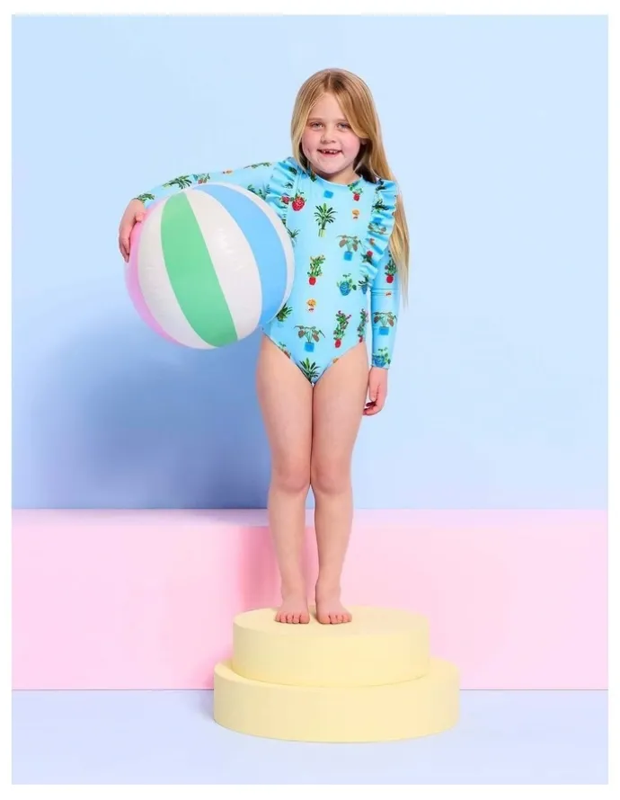 Seafolly Playa Bonita Paddlesuit in Blue