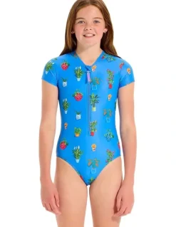 Seafolly Playa Bonita Paddle Suit in Blue