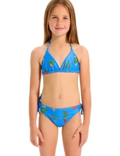 Seafolly Playa Bonita Triangle Bikini in Blue