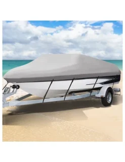 Seamanship Premium 16-18.5ft Boat Cover in Grey