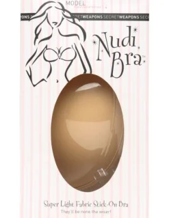 Secret Weapons Nudi Fabric Stick On Bra in Natural