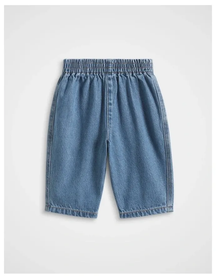 Seed Heritage Barrel Denim Pant in Vintage Blue