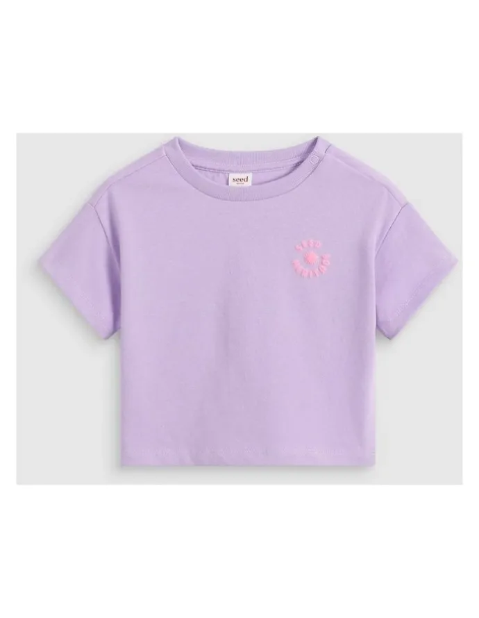 Seed Heritage Bubble Logo Tee in Lilac