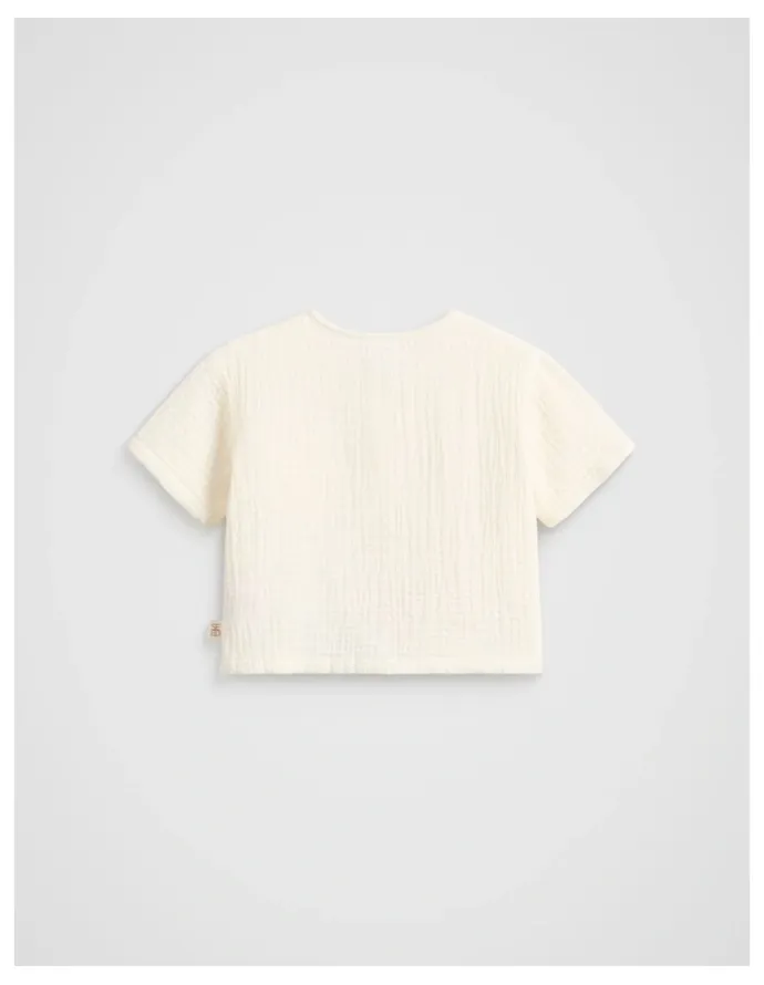 Seed Heritage Cheesecloth Pocket Shirt in Vintage Cream