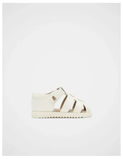 Seed Heritage Classic Cage Sandal in Classic Cream