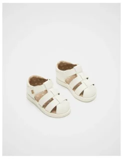 Seed Heritage Classic Cage Sandal in Classic Cream