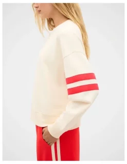 Seed Heritage Contrast Detail Crew Neck Sweat