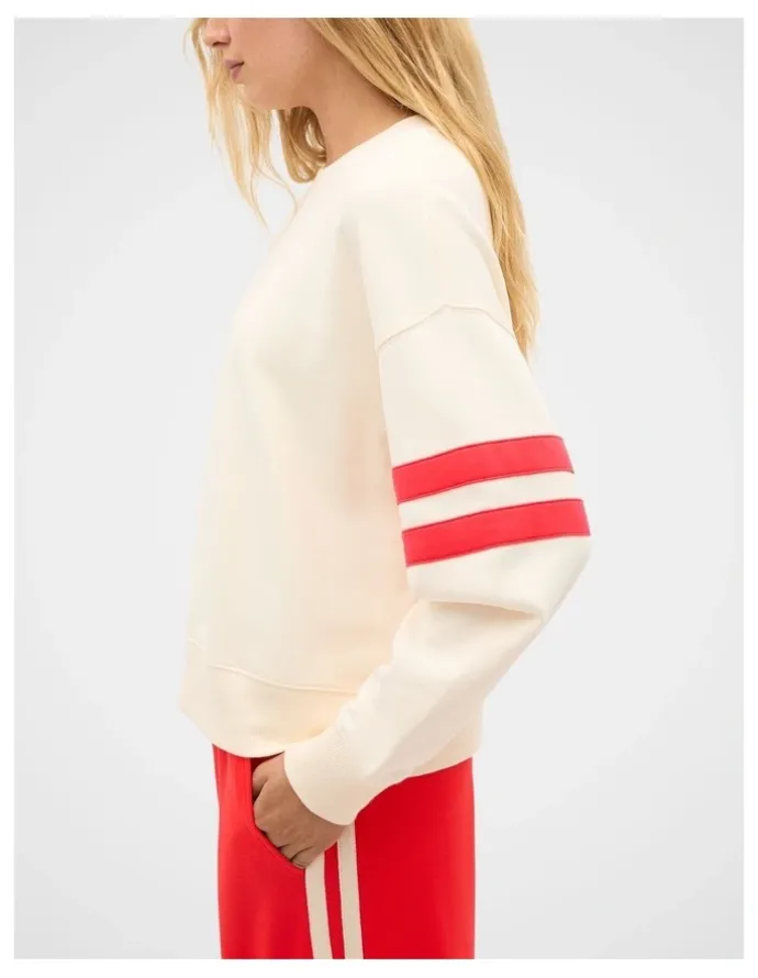 Seed Heritage Contrast Detail Crew Neck Sweat