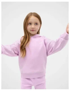 Seed Heritage Contrast Stitch Hoodie in Pink