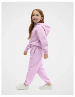 Seed Heritage Contrast Stitch Hoodie in Pink