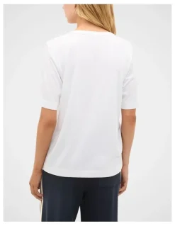 Seed Heritage Cotton V Neck Relaxed Tee
