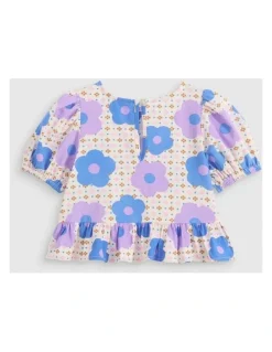 Seed Heritage Floral Top in Multi