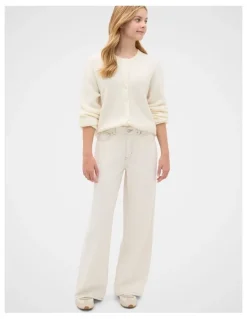 Seed Heritage Fluffy Cardigan in Classic Cream