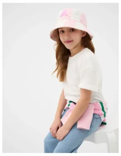 Seed Heritage Girls Initial Bucket Hat - E