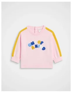 Seed Heritage Kind Knit Sweater in Pink Lemonade