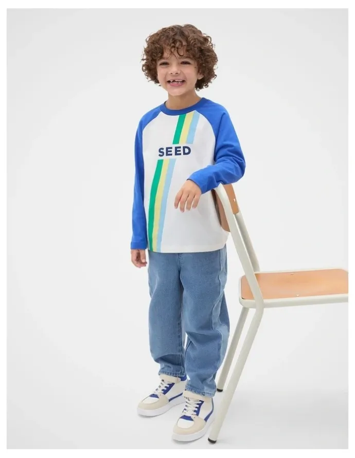 Seed Heritage Logo Raglan Tee