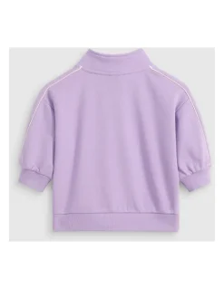 Seed Heritage Logo Snap Sweat in Lilac