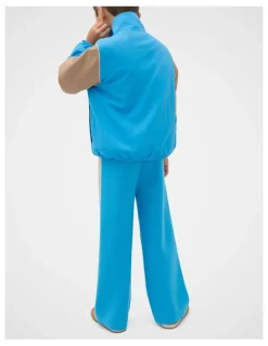 Seed Heritage MD Colourblock Spray Jacket in Pacific Blue