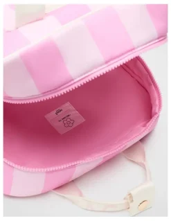 Seed Heritage Pink Stripe Initial Backpack