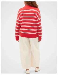Seed Heritage Relaxed Polo Knit