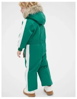 Seed Heritage Retro Snowsuit in Jungle Green