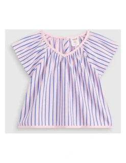 Seed Heritage Stripe Top in Pink Lemonade