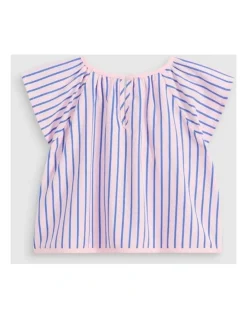 Seed Heritage Stripe Top in Pink Lemonade