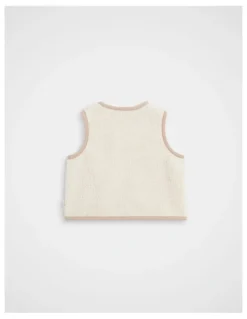 Seed Heritage Teddy Vest in Oat