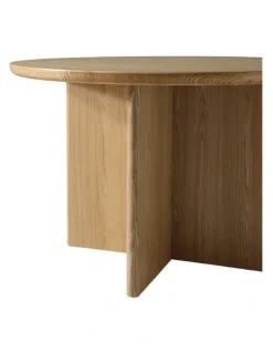 Seek & Ramble Kiama 1.2m Round Dining Table Natural Ash