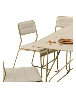 Seek & Ramble Parco Outdoor Dining Chair Sand Set of 2