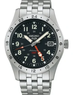 Seiko Stainless Steel Watch 5 Sports SSK023K in Silver