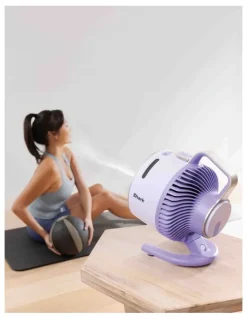 Shark FlexBreeze FA052QLVANZ HydroGo Misting Portable Fan in Lilac