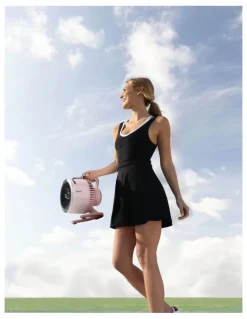 Shark FlexBreeze FA052QPKANZ HydroGo Misting Portable Fan in Quartz