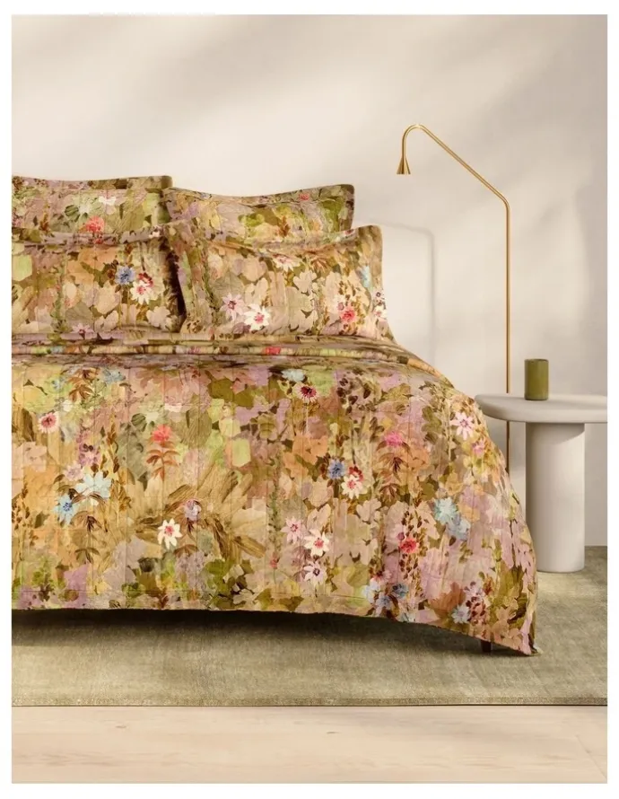 Sheridan Abbotson Ariee Bedcover in Moss, Queen