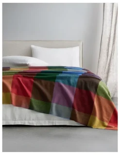 Sheridan Alden Check Blanket in Multi