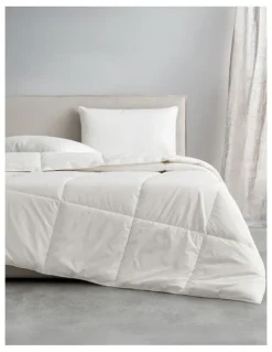 Sheridan Australian Wool Washable Medium Quilt in Pure White