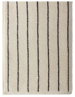Sheridan Aven Stripe Cotton Towel Collection in Limestone