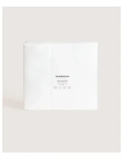 Sheridan Cool & Cotton Waterproof Quilted Pillow Protector in Pure White