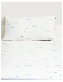 Sheridan Dreamer Kids Fitted Sheet in Meringue